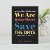 日付モダンの発表を結婚保存 セーブザデート (スタンド正面)