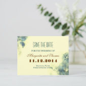 日付モダンはがきを保存する 案内ポストカード (スタンド正面)