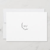 日付モダンをパウダーブルーで保存 セーブザデート (裏面)