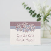 日付モダンを保存する多肉株 案内ポストカード (スタンド正面)