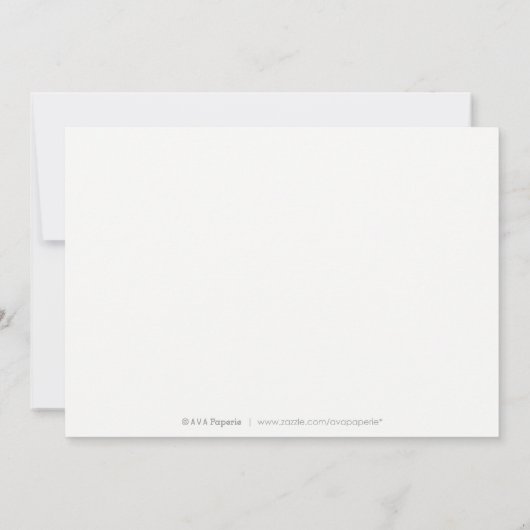 日付モダンを除いた植物性の緑の素朴な セーブザデート (裏面)