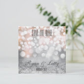 日付モダンカードの保存 セーブザデート (スタンド正面)