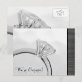 日付モダンカードの保存 案内ポストカード (正面/裏面)