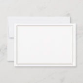 日付モダンカードの文字体裁の保存 出欠カード (裏面)