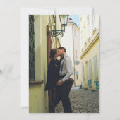 日付モダンミニマルの保存招待状 招待状 (裏面)