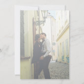 日付モダンミニマルの保存招待状 招待状 (裏面)