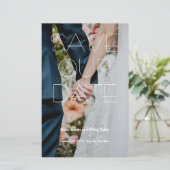 日付モダン写真のウェディングカスタムプログラムの保存 (スタンド正面)