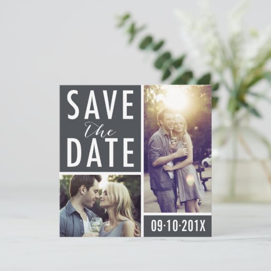 日付モダン写真の校合を保存 セーブザデート (スタンド正面)