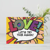 日付モダン漫画帳おもしろいの変更 招待状 (スタンド正面)