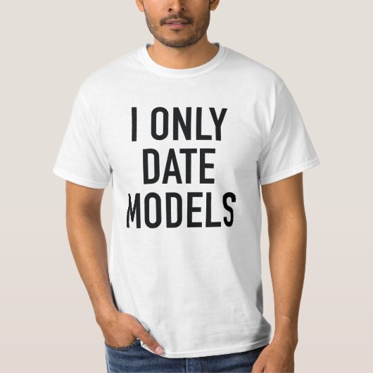 日付モデルのみ Tシャツ (正面)