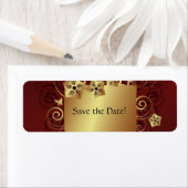 日付ラベルの保存 – 金ゴールド ラベル (インサイチュ)