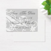 日付リマインダー結婚式の日の招待状カードの保存 (デスク)