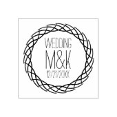 日付リースDIY結婚のゴム印を保存 ラバースタンプ (インプリント)