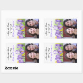 日付ワインボトルの保存 長方形シール (シート)