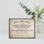 日付ヴィンテージチケットはがきを保存する 案内ポストカード (スタンド正面)