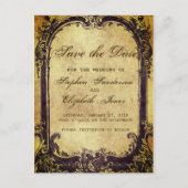 日付ヴィンテージビクトリアンアンティーク 案内ポストカード (正面)