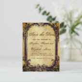 日付ヴィンテージビクトリアンアンティーク 案内ポストカード (スタンド正面)