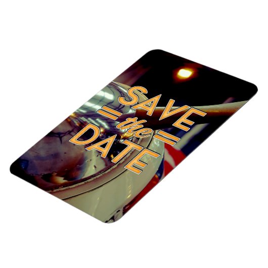 日付ヴィンテージプロップ飛行機の保存 マグネット (左側)