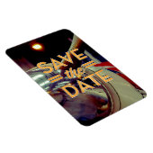 日付ヴィンテージプロップ飛行機の保存 マグネット (右側)