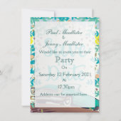 日付ヴィンテージヴィンテージクラシック車を保存。 招待状 (正面)