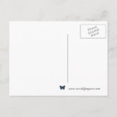 日付ヴィンテージOwl IIポストカードの保存 案内ポストカード (裏面)