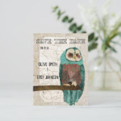 日付ヴィンテージOwl IIポストカードの保存 案内ポストカード (スタンド正面)