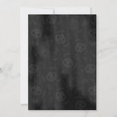 日付人気があるカードの保存 招待状 (裏面)