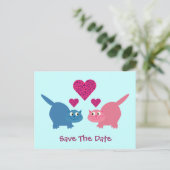 日付保存かわいい猫たち 案内ポストカード (スタンド正面)