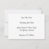 日付保存のお知らせ ポイント・ファーミン・ライトハウス セーブザデート (裏面)