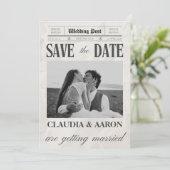 日付写真の保存 招待状 (スタンド正面)