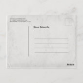 日付写真はがきを保存する ポストカード (裏面)