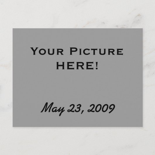 日付写真葉書の保存 案内ポストカード (正面)