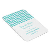 日付千鳥格子のマグネットの保存、ターコイズ マグネット (右側)