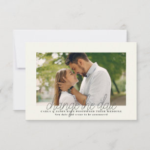 日付変更のお知らせ フォト アナウンス カード