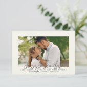 日付変更のお知らせ フォト アナウンス カード (スタンド正面)