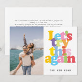 日付変更のお詫び イベント中止 フォト セーブザデート (正面/裏面)