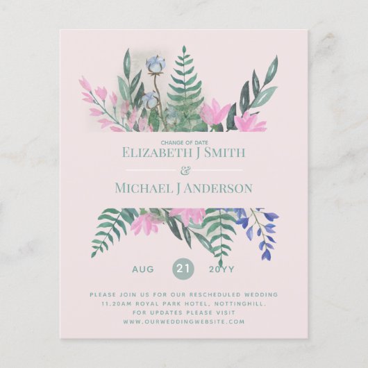 日付変更プラン延期ワイルドフラワーシック (正面)