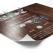 日付変更プラン延期ワイルドフラワーシック フォトプリント (角)