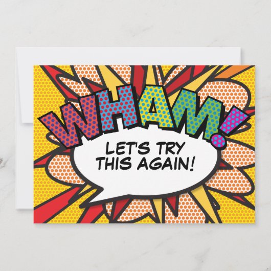 日付変更延期 コミックブック モダン セーブザデート (正面)