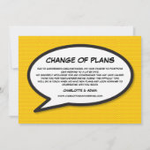 日付変更延期 コミックブック モダン セーブザデート (裏面)