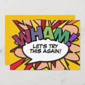 日付変更延期 コミックブック モダン セーブザデート (正面/裏面)