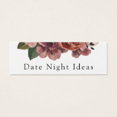 日付夜アイディアブライダルシャワーカード (正面)