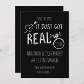 日付得の実在婚約 セーブザデート (正面/裏面)