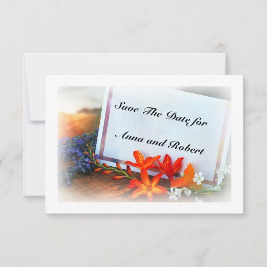 日付披露宴収集応答カードの保存 出欠カード (正面)