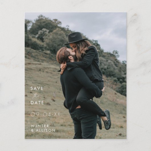 日付招待状はがきを保存 (正面)