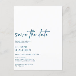 日付招待状はがきを保存 ポストカード