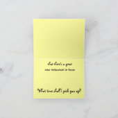 日付招待状 招待状 (内部)