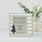 日付救ヴィンテージクラフト素朴アリス 案内状 (スタンド正面)