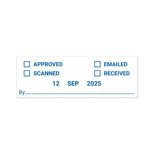 日付数々の付きAction Office手書きスタンプ セルフインキングスタンプ (デザイン)