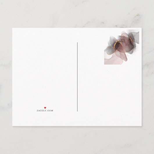 日付浮動バラの保存 案内ポストカード (裏面)